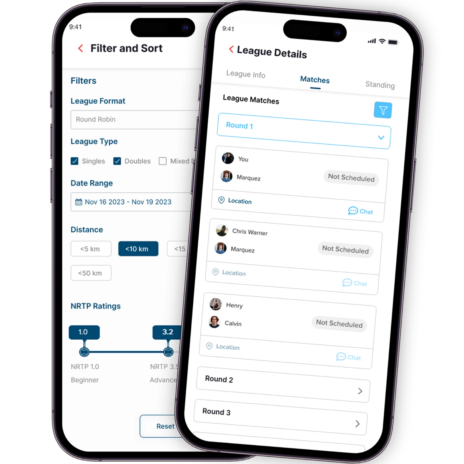 Athletix.life sports community platform interface