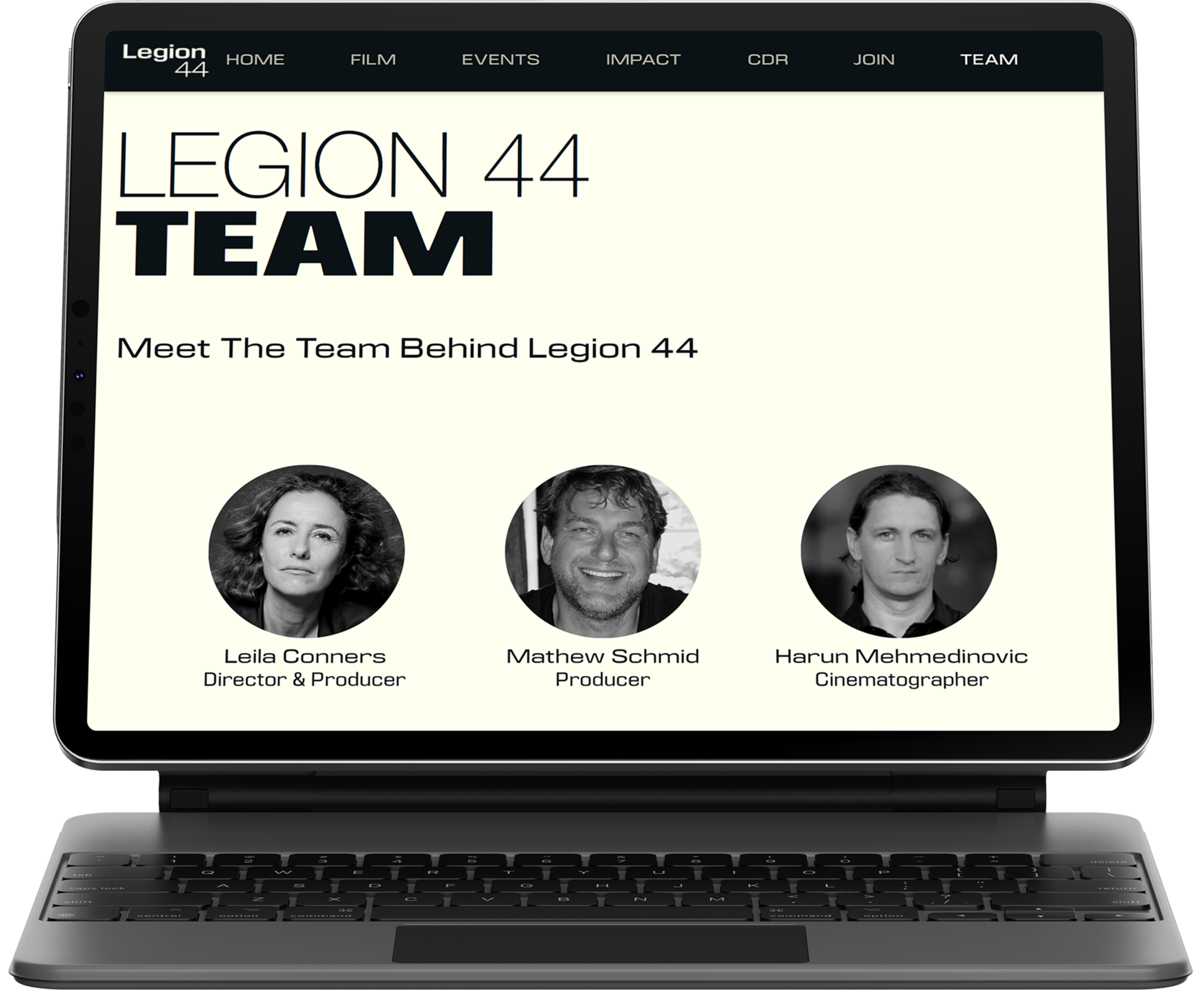 Legion44 carbon removal film and advocacy website