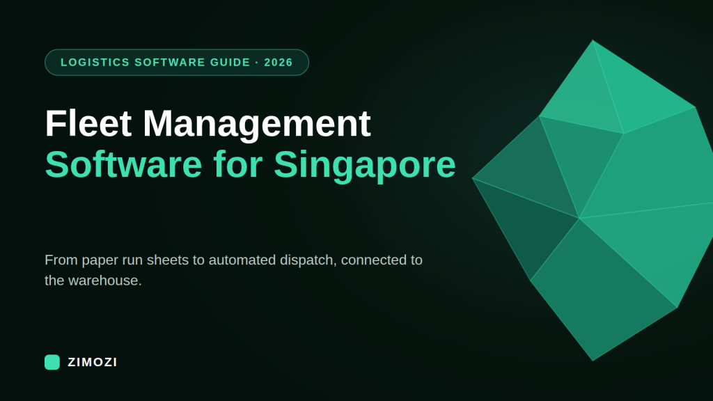 From Paper Run Sheets to Automated Dispatch: How Singapore Logistics Companies Build Custom Fleet and Warehouse Software