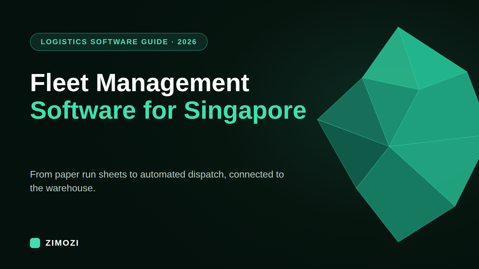 From Paper Run Sheets to Automated Dispatch: How Singapore Logistics Companies Build Custom Fleet and Warehouse Software